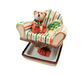 Teddy Bear Armchair Limoges Box for Home Decor Porcelain Limoges Teddy furniture French Trinket Box