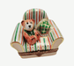 Teddy Bear Armchair Limoges Box for Home Decor Porcelain Limoges Teddy furniture French Trinket Box