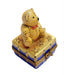 Teddy Bear Gift Box for Children Porcelain Limoges Teddy French Trinket Box