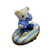 Teddy Bear w Blue Bow-Teddy-CH8C203