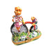 Teddy Bears Bicycle Adventure for Collectors Porcelain Limoges Teddy carnival vehicle French Trinket Box