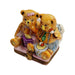 Teddy Bears Playing Limoges Box for Collectors Porcelain Limoges Teddy carnival French Trinket Box