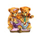 Teddy Bears Playing Limoges Box for Collectors Porcelain Limoges Teddy carnival French Trinket Box