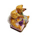 Teddy Bears Playing Limoges Box for Collectors Porcelain Limoges Teddy carnival French Trinket Box