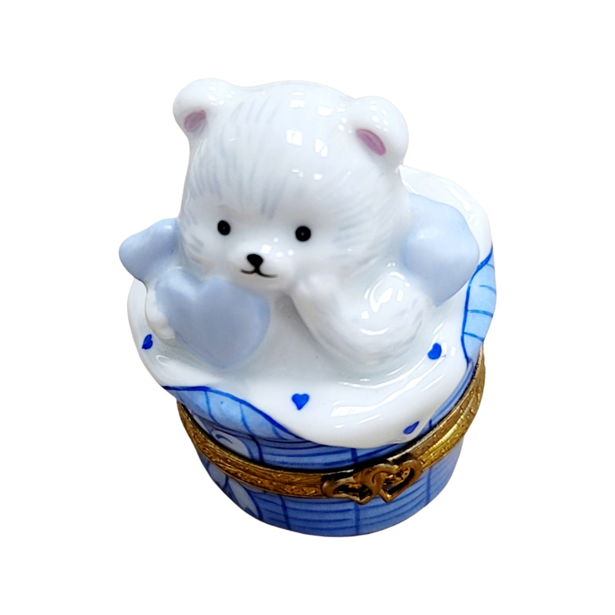 Teddy Care Bear in Laundry Basket — {{ shop }}