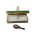 Tennis Court Limoges Box for Enthusiasts Porcelain Limoges sports French Trinket Box