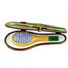 Tennis Racquet Box for Collectors Porcelain Limoges sports French Trinket Box