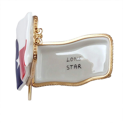 Texas Flag Limoges Box for State Pride Porcelain Limoges united states French Trinket Box