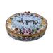 Reverse of the Thank You Oval Limoges box, painted all the way around