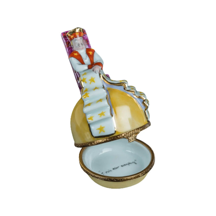 The King Limoges Box for Collectors Porcelain Limoges Fairy Tale myth paris france French Trinket Box