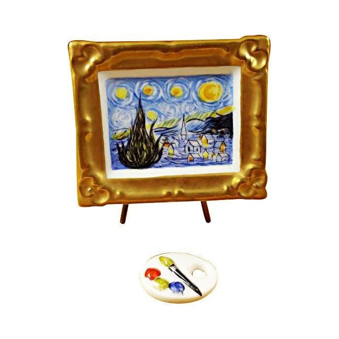 Starry Night Van Gogh by Rochard, an authentic French Limoges box from Limoges Boutique