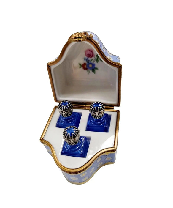 Elegant Perfume Box for Sophisticated Collectors Porcelain Limoges perfume French Trinket Box