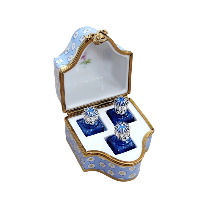 Elegant Perfume Box for Sophisticated Collectors Porcelain Limoges perfume French Trinket Box