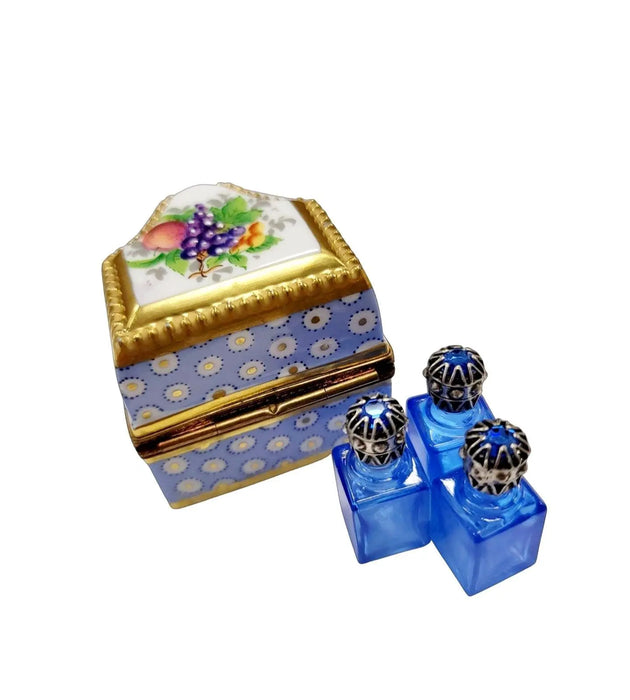 Elegant Perfume Box for Sophisticated Collectors Porcelain Limoges perfume French Trinket Box
