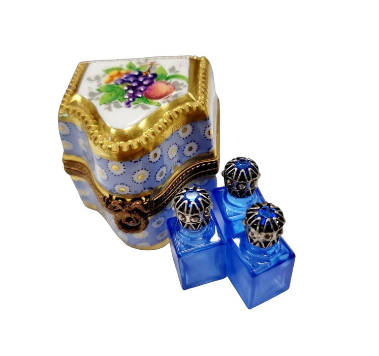 Elegant Perfume Box for Sophisticated Collectors Porcelain Limoges perfume French Trinket Box