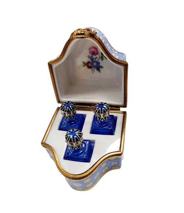 Elegant Perfume Box for Sophisticated Collectors Porcelain Limoges perfume French Trinket Box