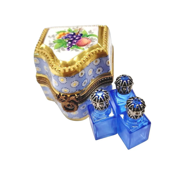 Elegant Perfume Box for Sophisticated Collectors Porcelain Limoges perfume French Trinket Box