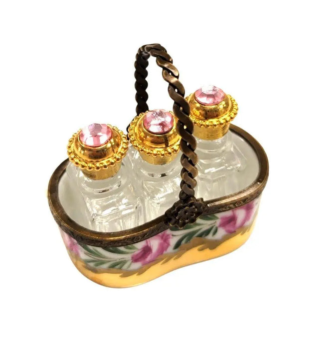Rare Perfumes Gift Set for Collectors Porcelain Limoges Perfume French Trinket Box