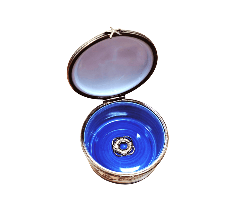 Titanic Memorial Box for Collectors Porcelain Limoges boat French Trinket Box