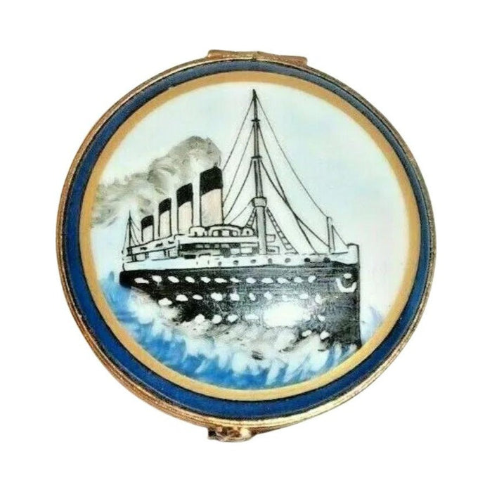 A thoughtful gift for Francophiles: the Ronde le Titanic Round Limoges box