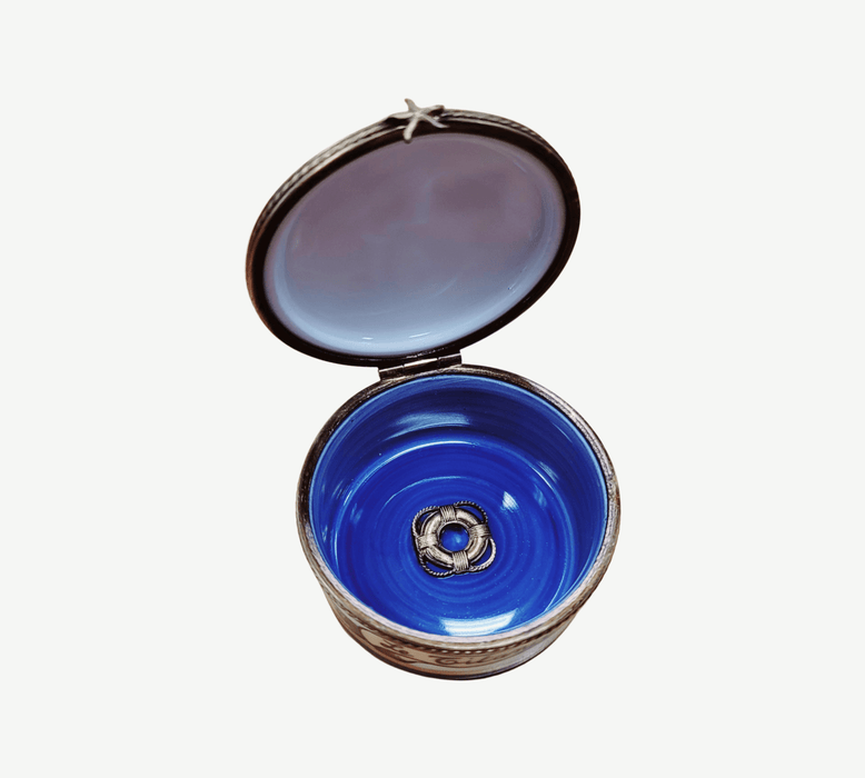 Titanic Memorial Box for Collectors Porcelain Limoges boat French Trinket Box