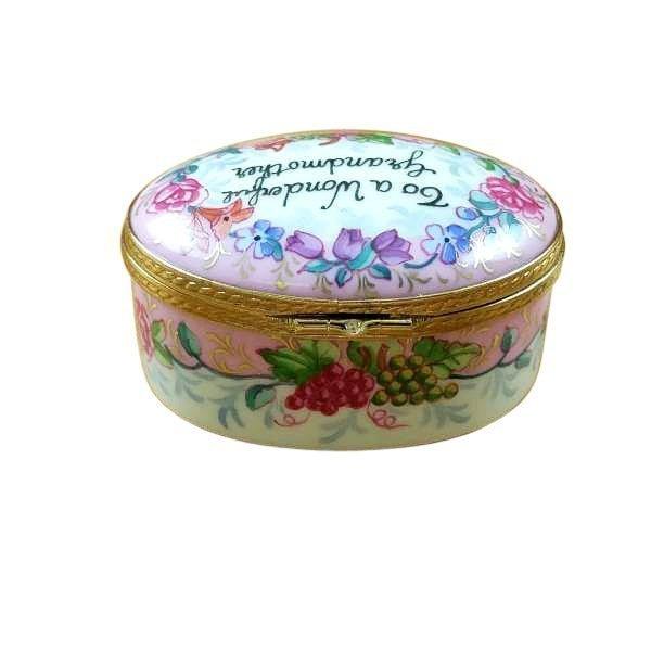 Limoges Box for Grandmother Porcelain Limoges special occasions mother xmas theme French Trinket Box