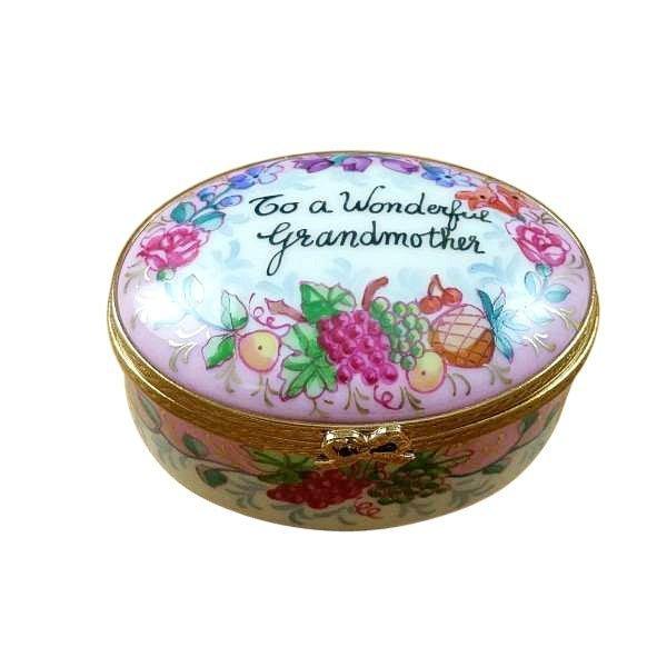 Limoges Box for Grandmother Porcelain Limoges special occasions mother xmas theme French Trinket Box