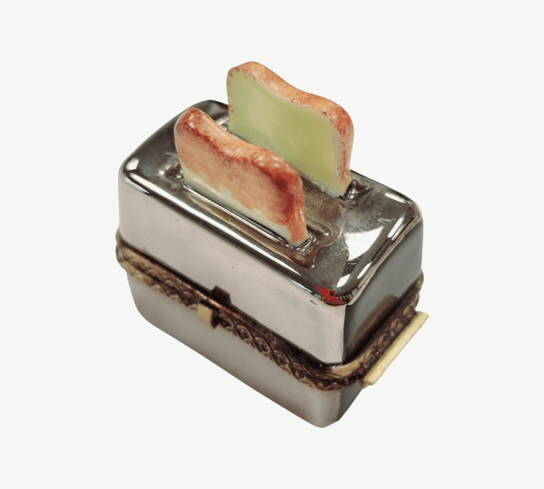 Toaster and Toast Limoges Box for Kitchen Collectors Porcelain Limoges Home Food French Trinket Box