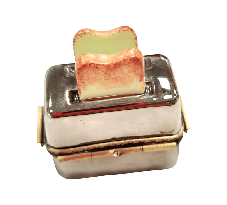 Toaster and Toast Limoges Box for Kitchen Collectors Porcelain Limoges Home Food French Trinket Box