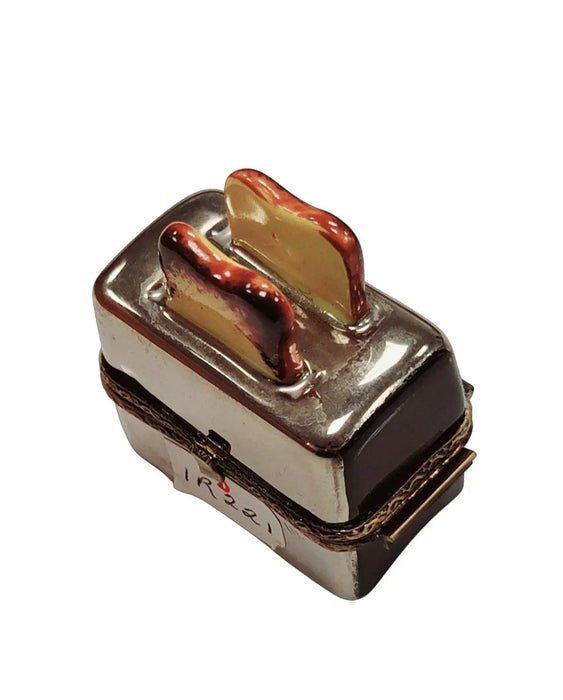 Toaster and Toast Limoges Box for Kitchen Collectors Porcelain Limoges Home Food French Trinket Box