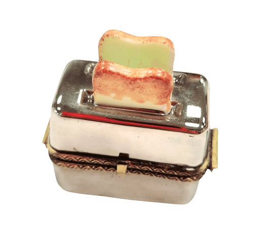 Toaster and Toast Limoges Box for Kitchen Collectors Porcelain Limoges Home Food French Trinket Box
