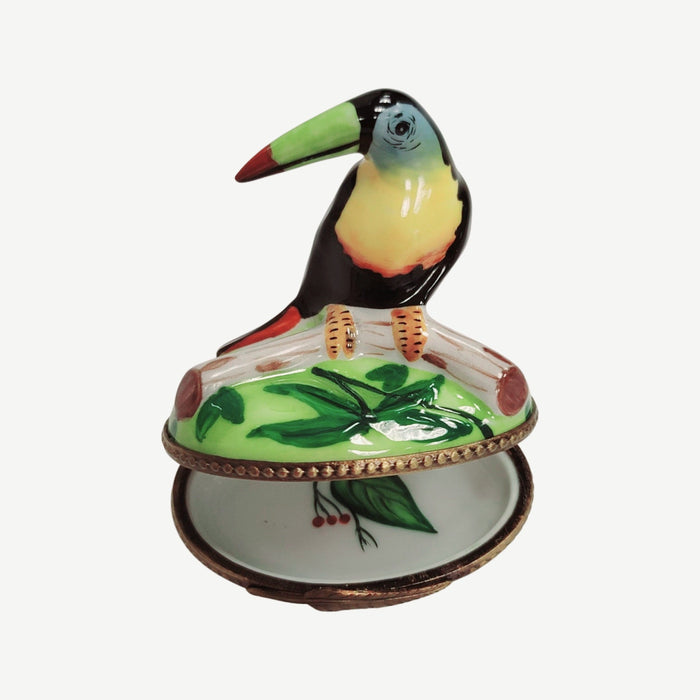 Toucan Bird Limoges Box Porcelain Figurine-bird LIMOGES BOXES-CH2P137