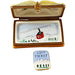 Skiing Adventure Limoges Box for Ski Enthusiasts Porcelain Limoges travel sports winter French Trinket Box