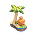 Tropical Paradise Limoges Box for Beach Lovers Porcelain Limoges beach travel French Trinket Box