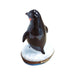 Tuxedo Penguin Limoges Box for Collectors Porcelain Limoges bird winter LIMOGES BOXES French Trinket Box