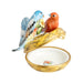 Two Birds In Nest Limoges Box for Bird Lovers Porcelain Limoges birds bird French Trinket Box