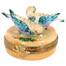 Two Turtle Doves for Holiday Decor Porcelain Limoges xmas theme French Trinket Box