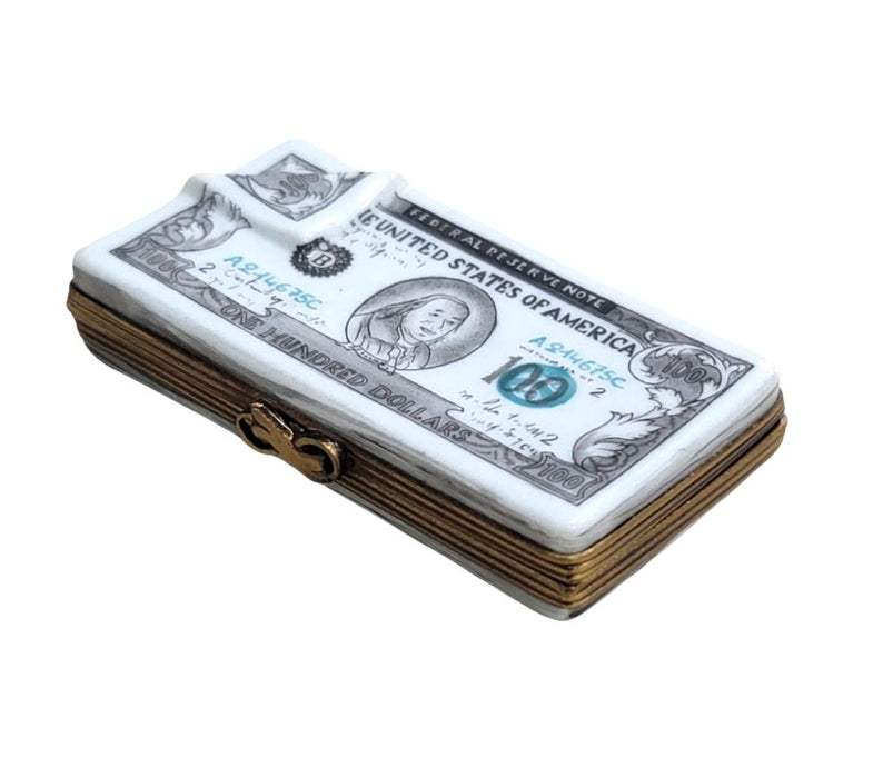 US Dollar Limoges Box for Home Decor Porcelain Limoges united states French Trinket Box