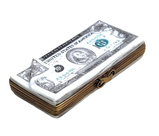 US Dollar Limoges Box for Home Decor Porcelain Limoges united states French Trinket Box