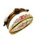 Floral Limoges Purse Box for Luxury Lovers Porcelain Limoges purse trinket box French Trinket Box