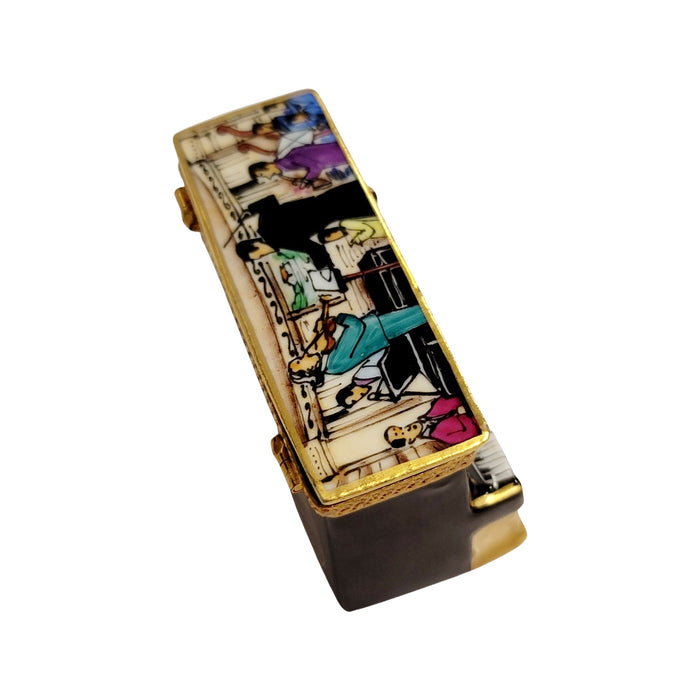 Upright Piano Limoges Box for Music Lovers Porcelain Limoges Music LIMOGES BOXES dance French Trinket Box