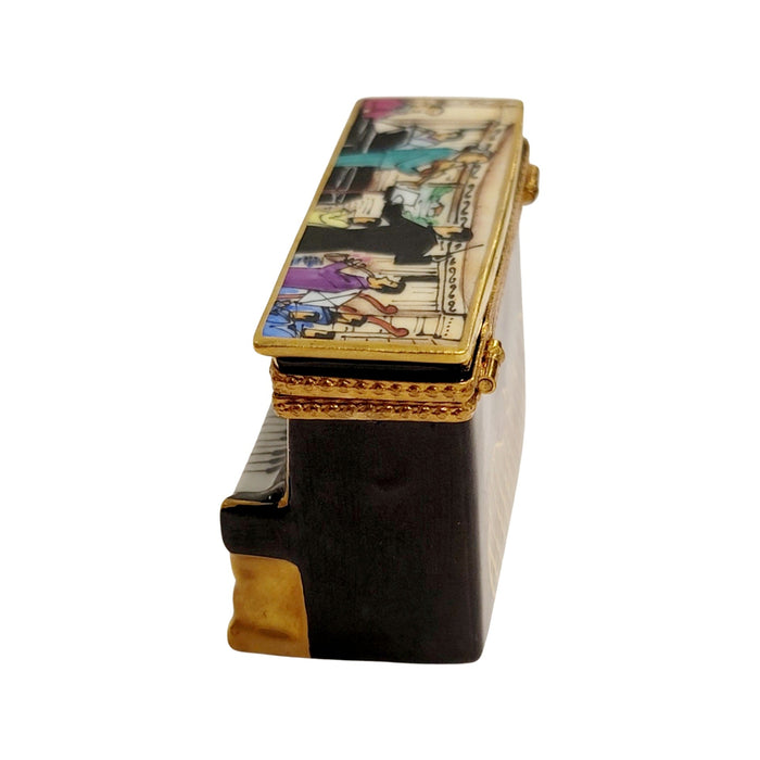 Upright Piano Limoges Box for Music Lovers Porcelain Limoges Music LIMOGES BOXES dance French Trinket Box