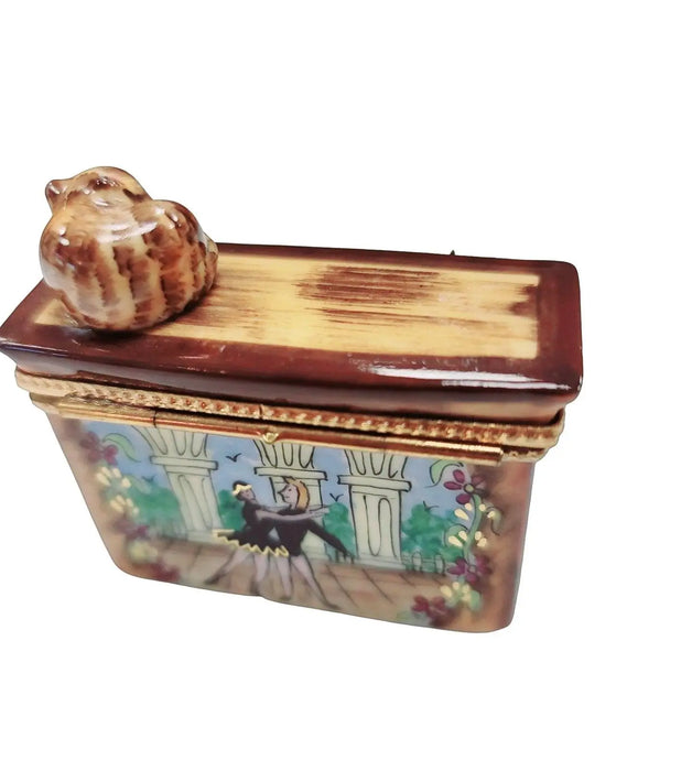 Upright Piano Limoges Box for Cat Lovers Porcelain Limoges music LIMOGES BOXES French Trinket Box