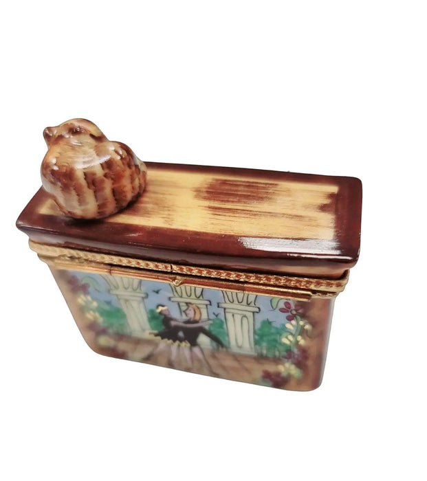 Upright Piano Limoges Box for Cat Lovers Porcelain Limoges music LIMOGES BOXES French Trinket Box