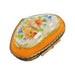 Vibrant Floral Limoges Box for Elegant Collectors Porcelain Limoges shaped French Trinket Box