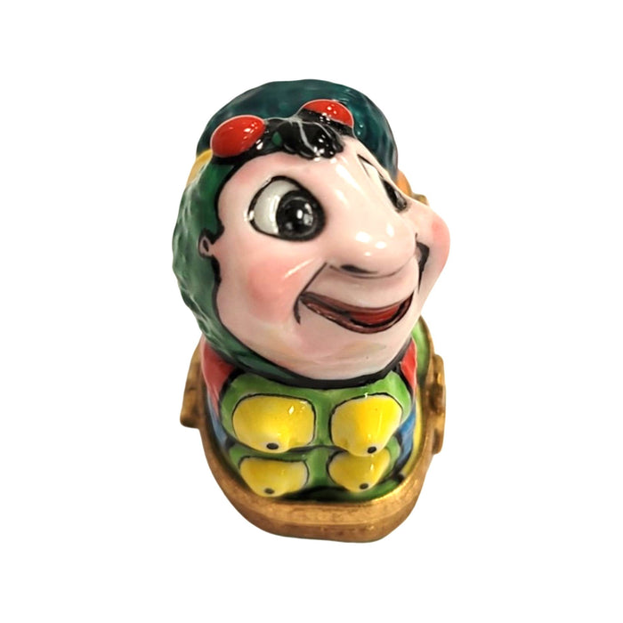 Vibrant Worm Limoges Box for Art Lovers Porcelain Limoges bugs critters bug French Trinket Box