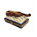 Limoges Boutique presents the Violin on Book, a genuine Limoges box painted by hand in France