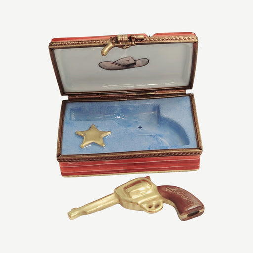 Wanted Colt 45 Limoges Box Porcelain Limoges professional united states French Trinket Box