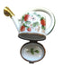 Watering Can With Strawberries for Garden Lovers Porcelain Limoges garden French Trinket Box