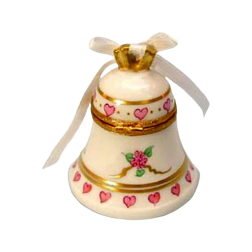 Wedding Bell Limoges Box for Love Celebrations Porcelain Limoges wedding French Trinket Box